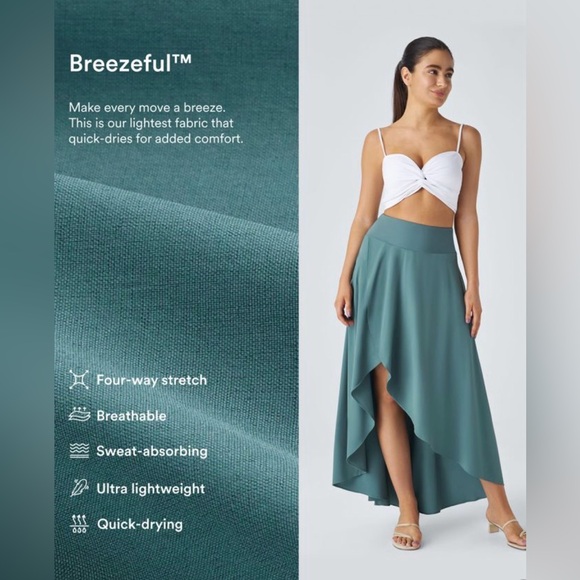 Halara Blue Women's Skirt Size Large (NWT) - Picture 4 of 6